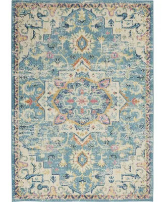 Long Street Looms Zeal ZEA25 Ivory 3'9" x 5'9" Area Rug