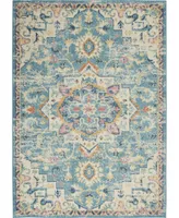 Long Street Looms Zeal ZEA25 Ivory 3'9" x 5'9" Area Rug