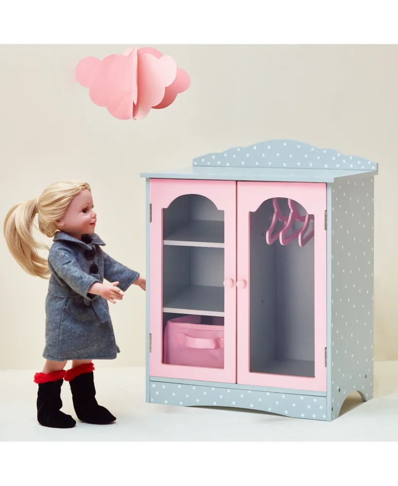 Olivia's Little World Polka Dots Princess 18" Doll Fancy Closet