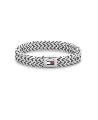 Tommy Hilfiger Men's Braided Stainless Steel Bracelet