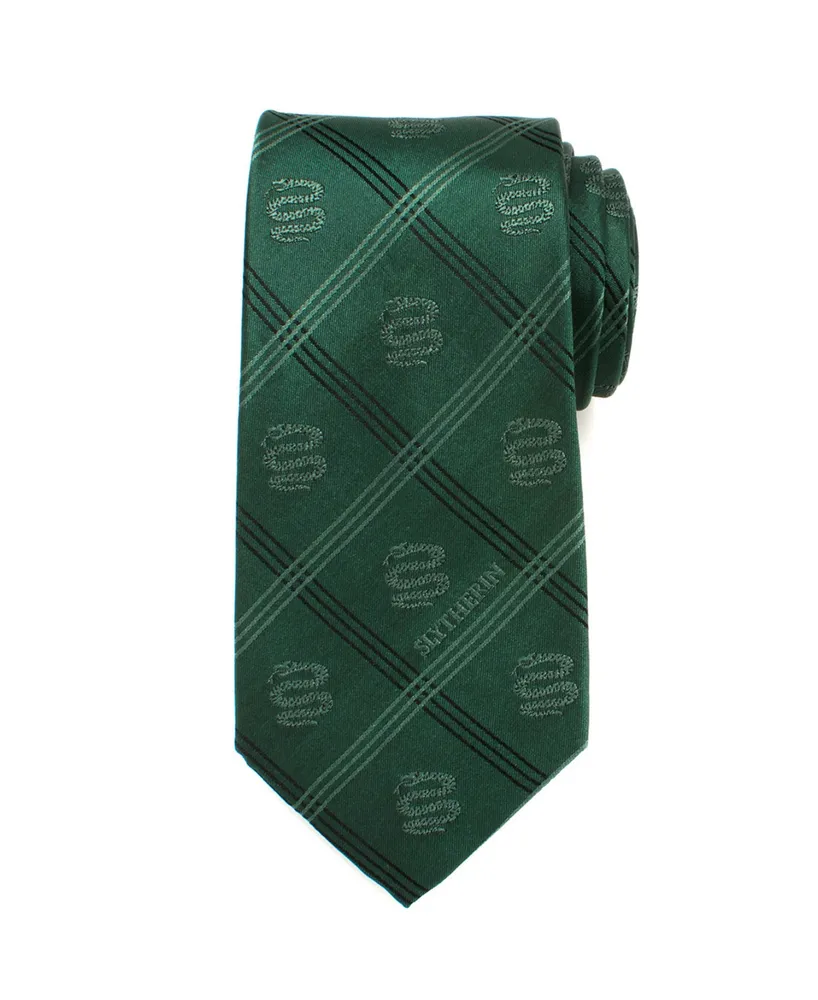 Harry Potter Slytherin Plaid Men's Tie