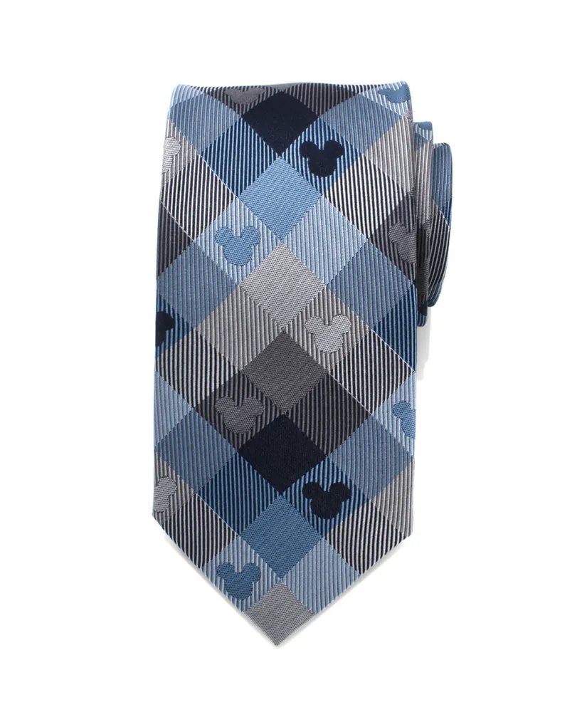 Disney Mickey Mouse Plaid Men's Tie