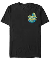 Fifth Sun Toy Story Men's Aliens Group Left Chest Short Sleeve T-Shirt