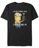 Fifth Sun Minions Men's Kevin I Have Wi-Fi Short Sleeve T-Shirt