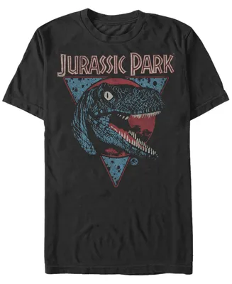 Fifth Sun Jurassic Park Men's Retro Raptor Short Sleeve T-Shirt