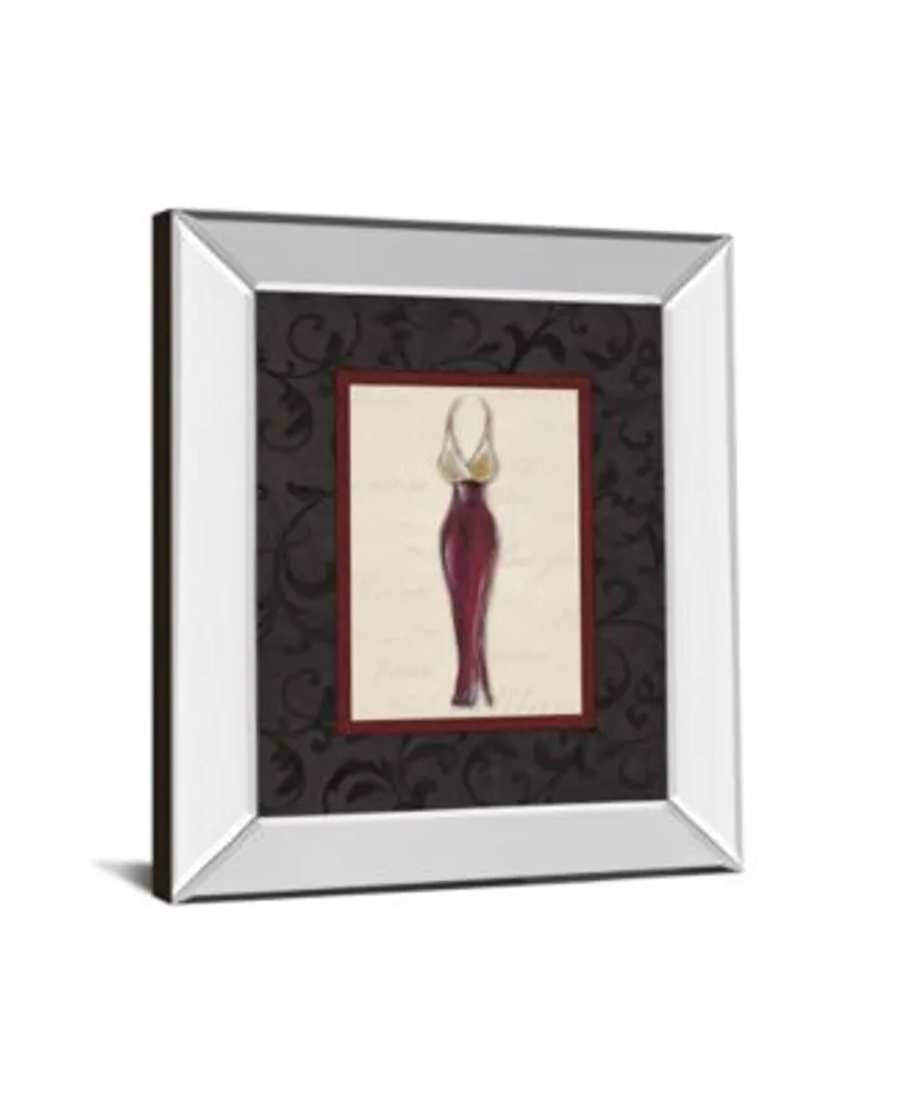Classy Art Fashion Dress By Susan Osbourne Mirror Framed Print Wall Art Collection
