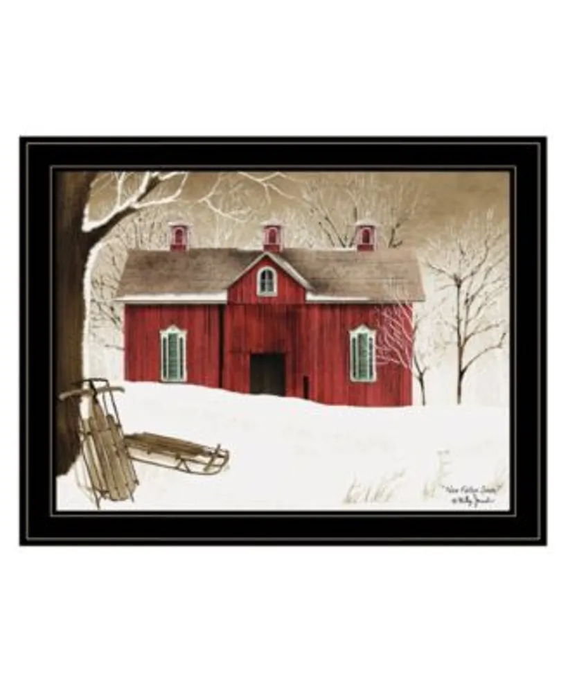 Trendy Decor 4u New Fallen Snow By Billy Jacobs Ready To Hang Framed Print Collection
