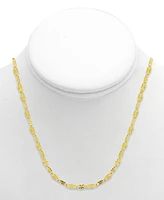 And Now This Mirror Link 18" Chain Necklace Silver-Plate or Gold Plate