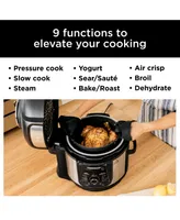 Ninja Foodi FD401 8 Qt. 12-in-1 Deluxe Xl Pressure Cooker & Air Fryer in Stainless Steel