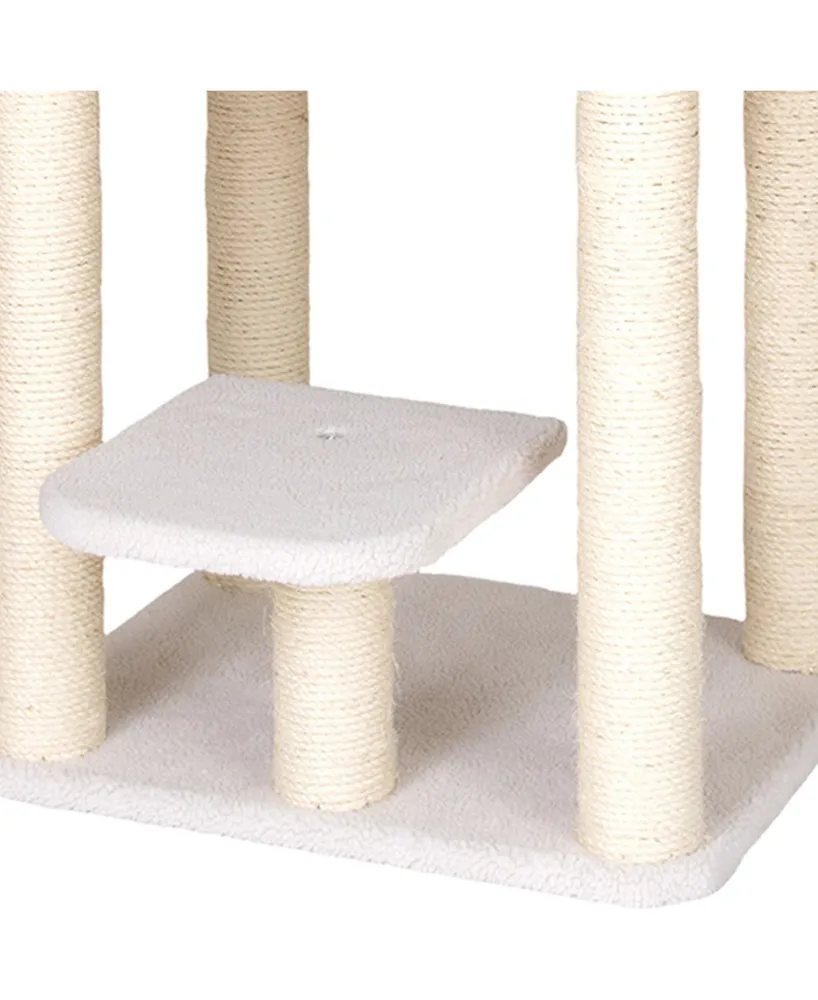 Armarkat Real Wood 5-Level Cat Tree, With Condo and Two Perches