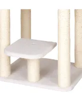 Armarkat Real Wood 5-Level Cat Tree, With Condo and Two Perches