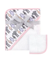 Hudson Baby Infant Boy Cotton Hooded Towel and