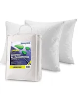 Waterguard Quilted Waterproof and Hypoallergenic Pillow Covers - Queen Size - 2 Pack