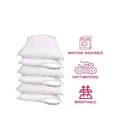 Guardmax Waterproof Zippered Pillow Protector - Standard Size - 6 Pack