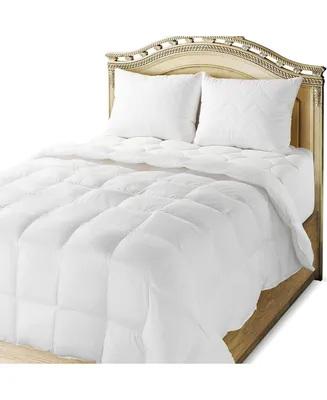 Maxi Luxurious Cozy and Comfortable Cotton Sateen Comforter - Weaved with 300 Thread Count - King (104 X 86)