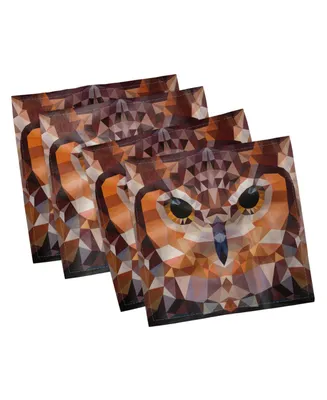 Ambesonne Geometric Set of 4 Napkins