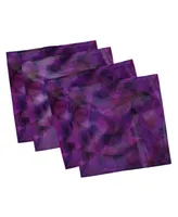 Ambesonne Fractal Form Set of 4 Napkins, 12" x 12"