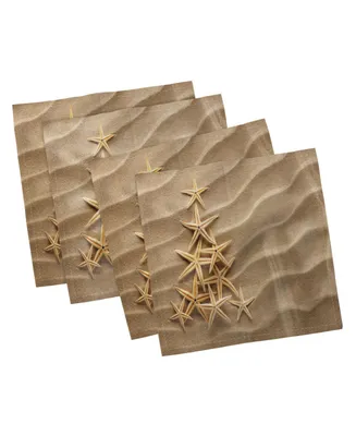 Ambesonne Starfish Set of 4 Napkins