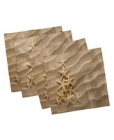 Ambesonne Starfish Set of 4 Napkins