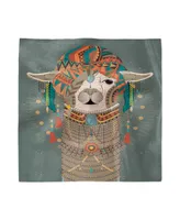 Ambesonne Llama Set of 4 Napkins