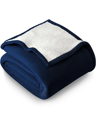 Bare Home Fleece Sherpa Full/Queen Blanket
