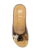 Gc Shoes Women's Juliet Floral Wedge Sandals