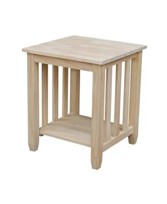 International Concepts Mission Tall End Table