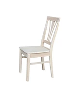 International Concepts Fanback Chairs, Set of 2