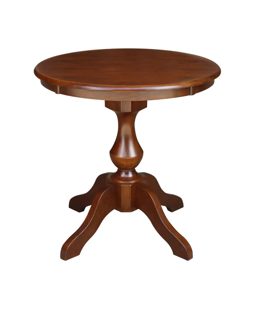 International Concepts 30" Round Top Pedestal Table