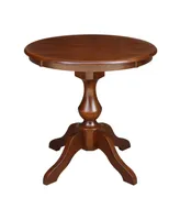 International Concepts 30" Round Top Pedestal Table