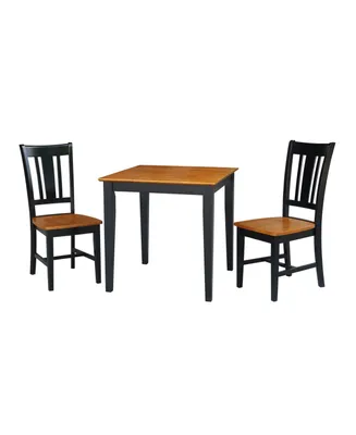 International Concepts Dining Table with 2 Chairs