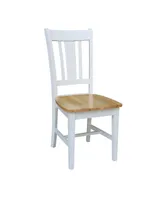 International Concepts San Remo Splatback Chair, Set of 2