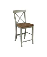 International Concepts X-Back Counterheight Stool