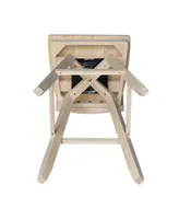 International Concepts Tuscany Bar Height Stool with Swivel and Auto Return