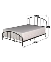 Hillsdale Tolland Arched Spindle Metal Bed, Full