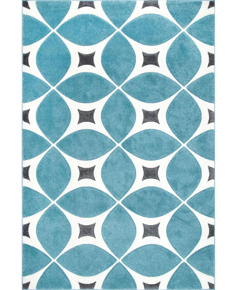 nuLoom Cine Gabriela Contemporary 4' x 6' Area Rug