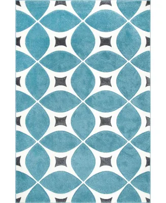 nuLoom Cine Gabriela Contemporary 4' x 6' Area Rug