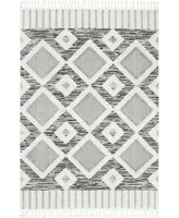 nuLoom Lorden Theola Geometric High-Low 5'3" x 7'7" Area Rug