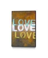 Eyes On Walls Kent Youngstrom Love Love Love Art Block Framed