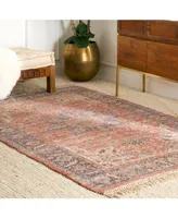 nuLoom Ingadi Luster Medallion Multi 5' x 8' Area Rug