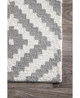 nuLoom Harmony Contemporary Kellee 7'6" x 9'6" Area Rug