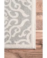 nuLoom Bodrum Ombre Contessa Gray 4' x 6' Area Rug