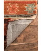 nuLoom Florence Shyla Abstract 8'6" x 11'6" Area Rug