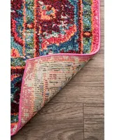 nuLoom Casablanca Vintage-Inspired Corbett Boho Multi 3' x 5' Area Rug