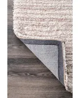 nuLoom Zoomy Ombre Striped Emily Blue 5' x 8' Area Rug