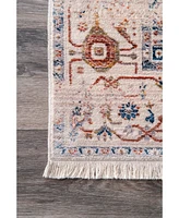 nuLoom Mystic Ehtel Medallion Fringe 8' x 10' Area Rug