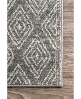 nuLoom Bodrum Sarina Diamonds 4' x 6' Area Rug