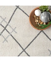 nuLoom Kazbar Lauren Lattice 4' x 6' Area Rug