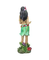 Design Toscano Hawaiian Hula Wahine Serving Table Statue