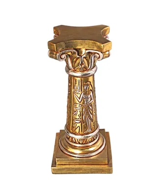 Design Toscano the Temple of Ramses Egyptian Column Pedestal